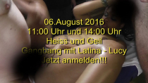 Gratistrailer zur Gangbang am 06.August